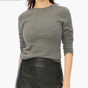 J.Crew lo g sleeve tee Size XXL Gray